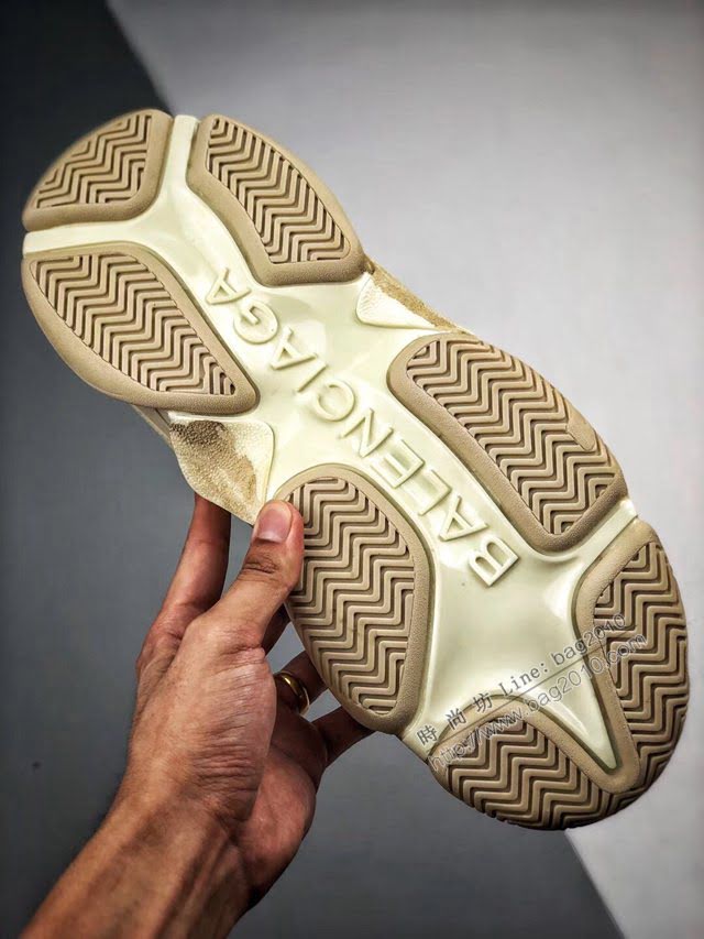 Balenciaga經典款男女鞋 巴黎世家頂級版本Triple-S 17老爹鞋 Balenciaga情侶款老爹鞋  hdbl1229